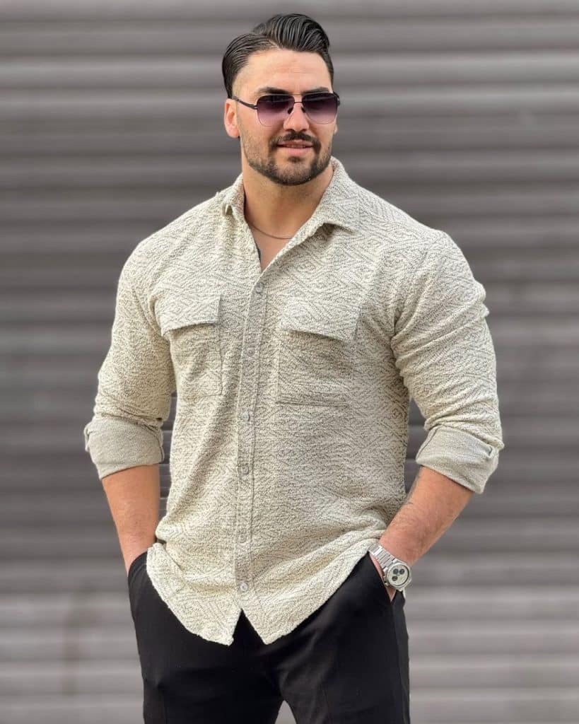 پیراهن کنفی مردانه