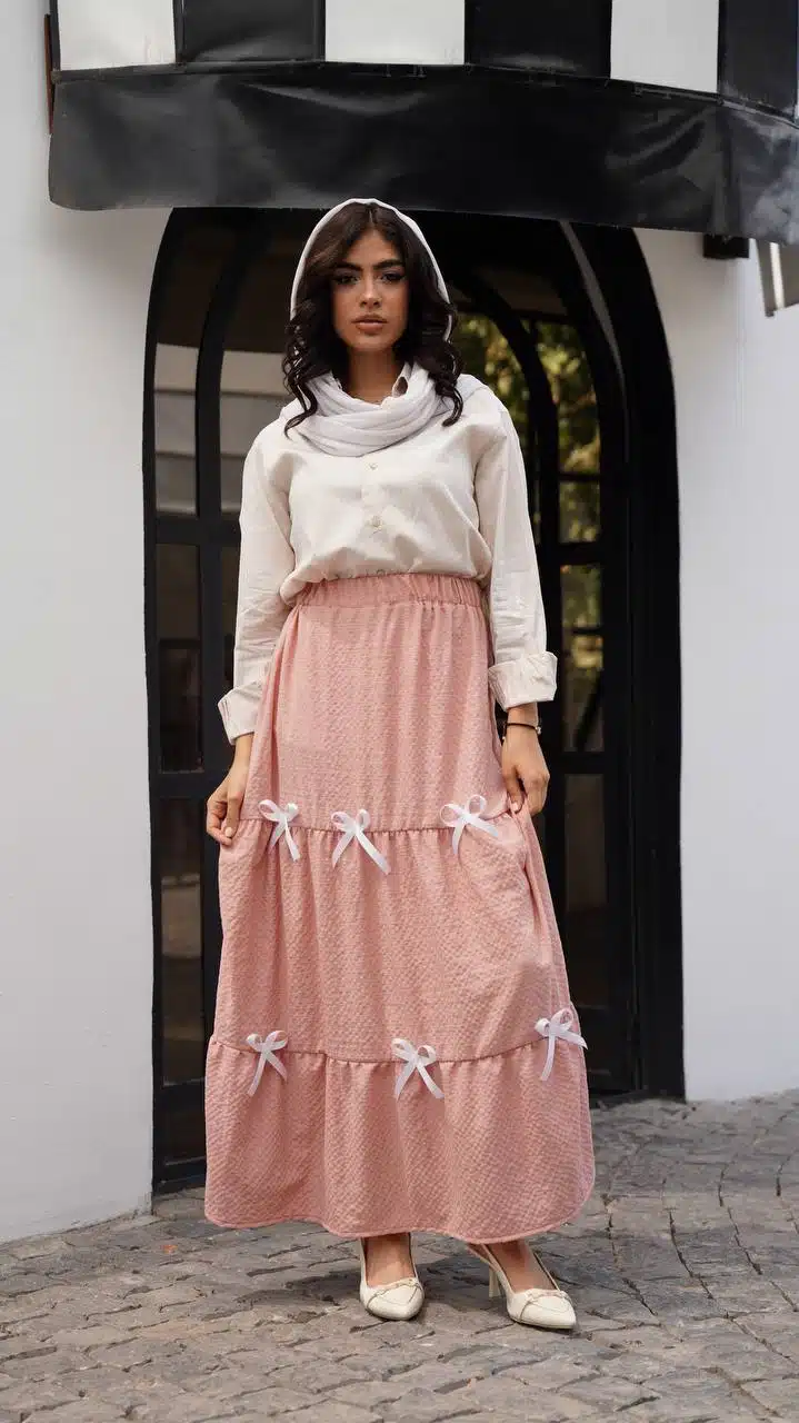 دامن پاپیونی زنانه دامن پاپیونی زنانه